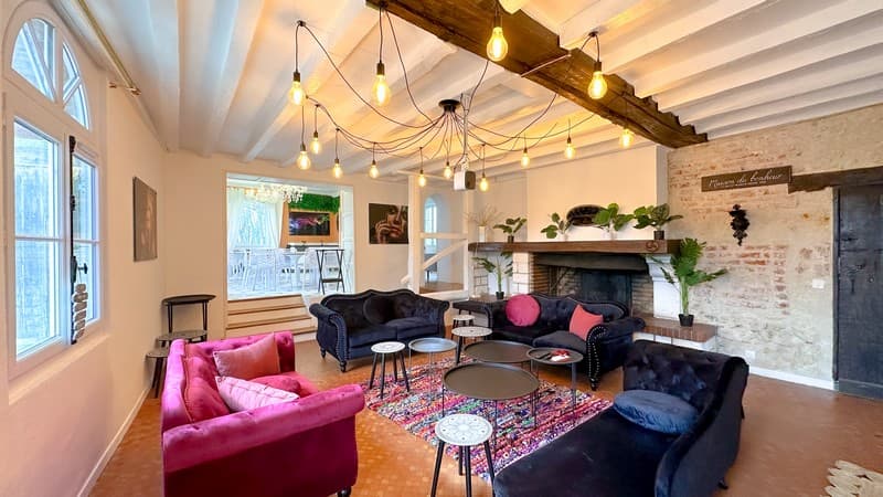 Gite de la Fuye salon