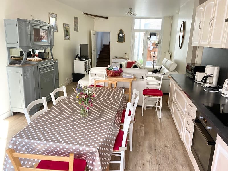 Gite-maison remparts-salon-loches-valdeloire