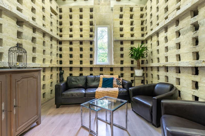 Gîte pigeonnier salon 2