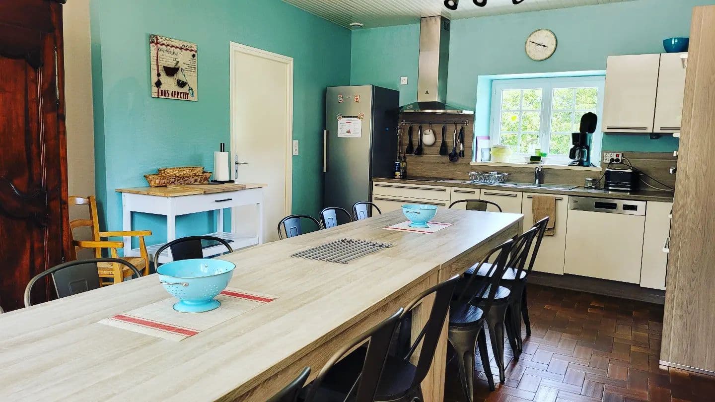 Coin repas et cuisine Gîte de Villenoue