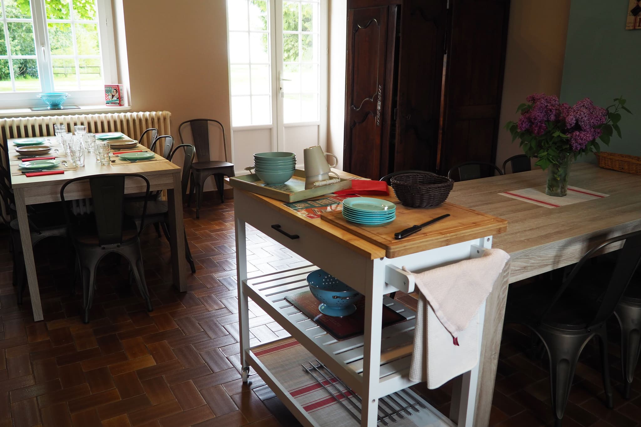 Table de repas Gîte de Villenoue