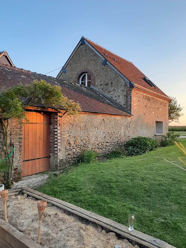 Arrière du gîte