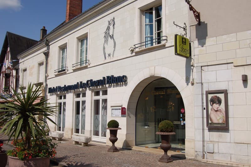Le Cheval Blanc - Hôtel restaurant à Bléré