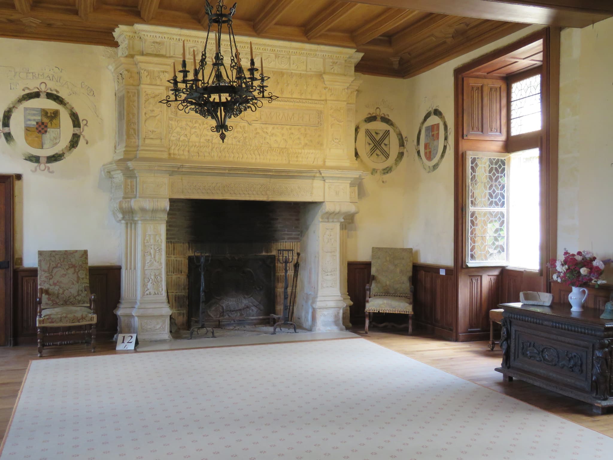 Grande salle du manoir - Maison natale de Ronsard