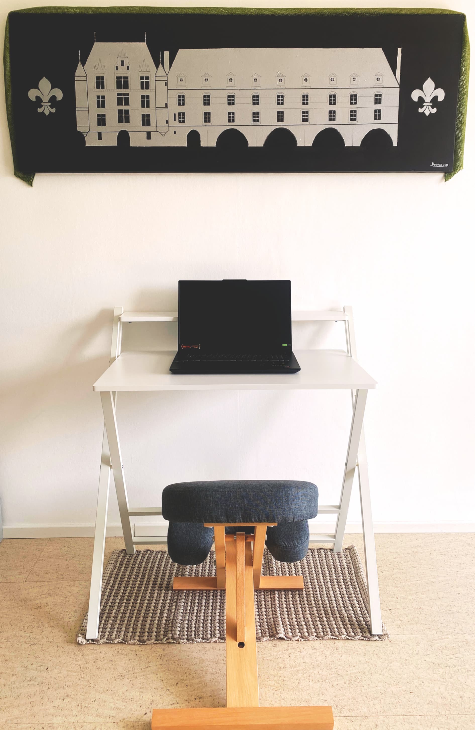 Espace de travail / bureau de télétravail