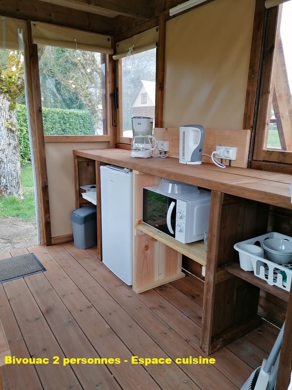 Bivouac espace cuisine