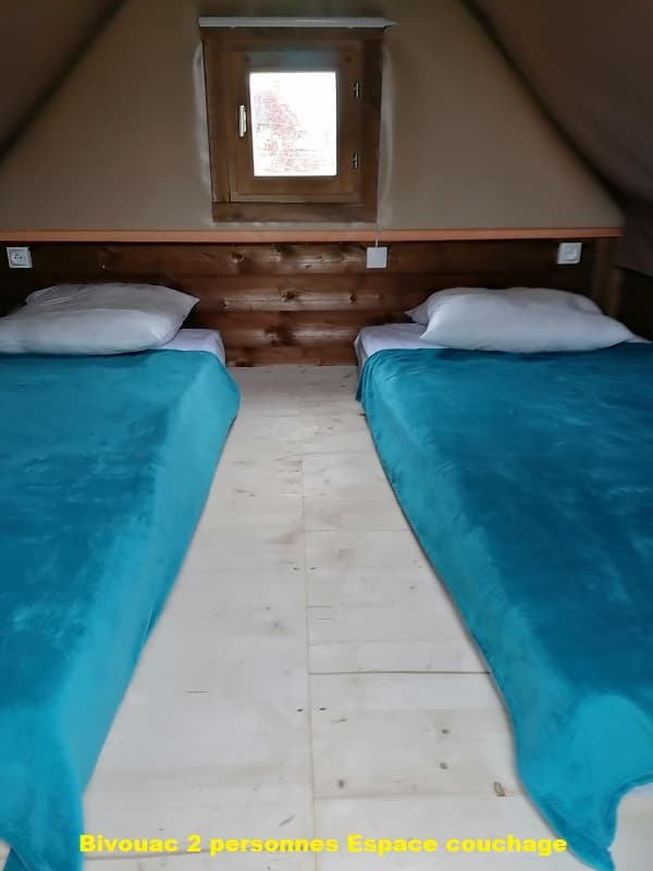 Bivouac espace couchage