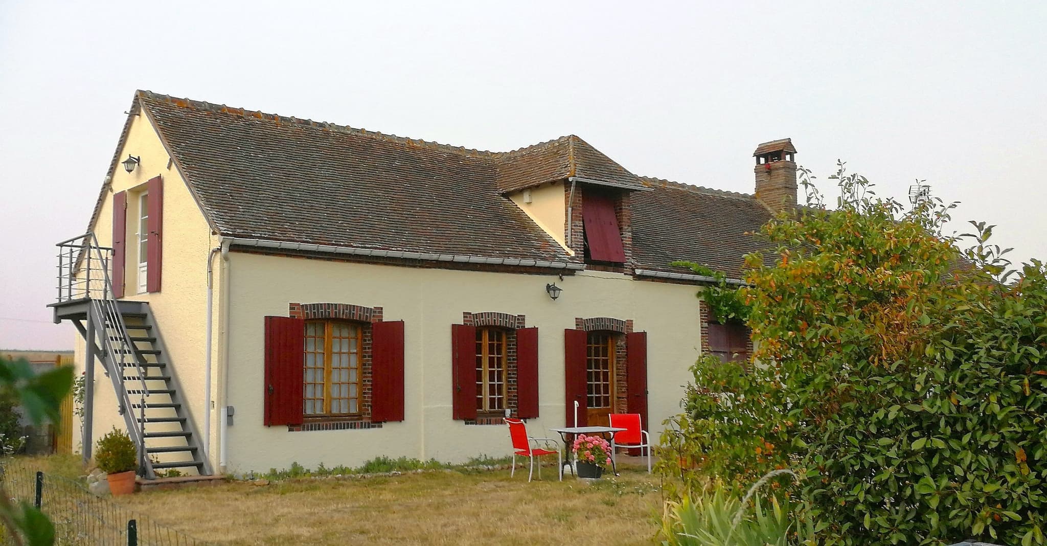côté gite, 53m2 sur 2 étages