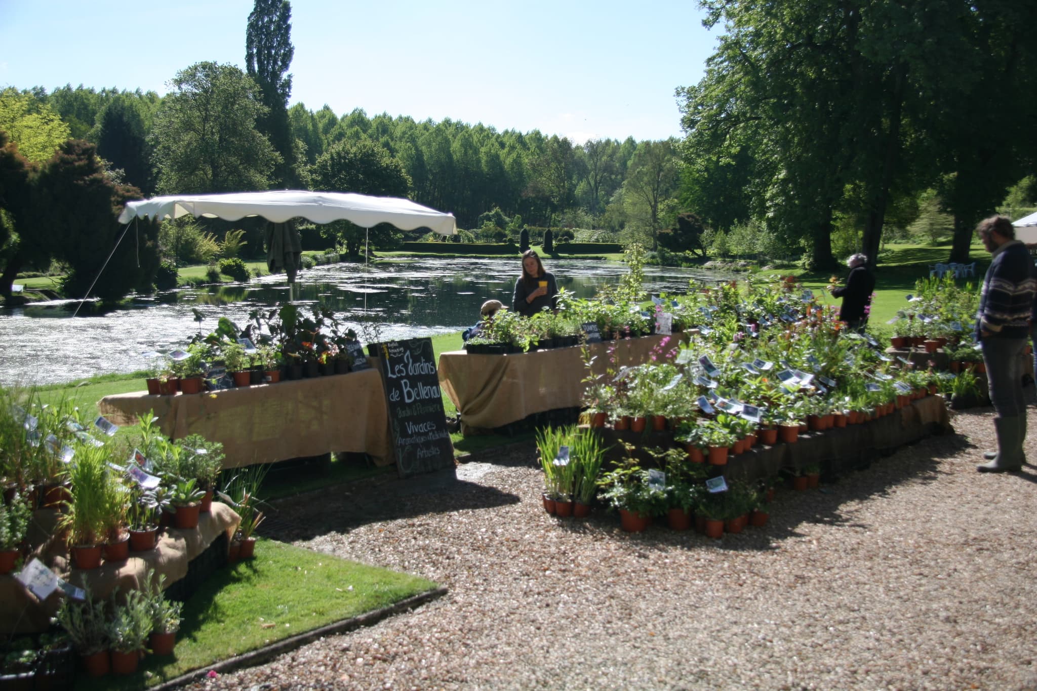 Marché aux plantes - Jardin du Plessis Sasnières
