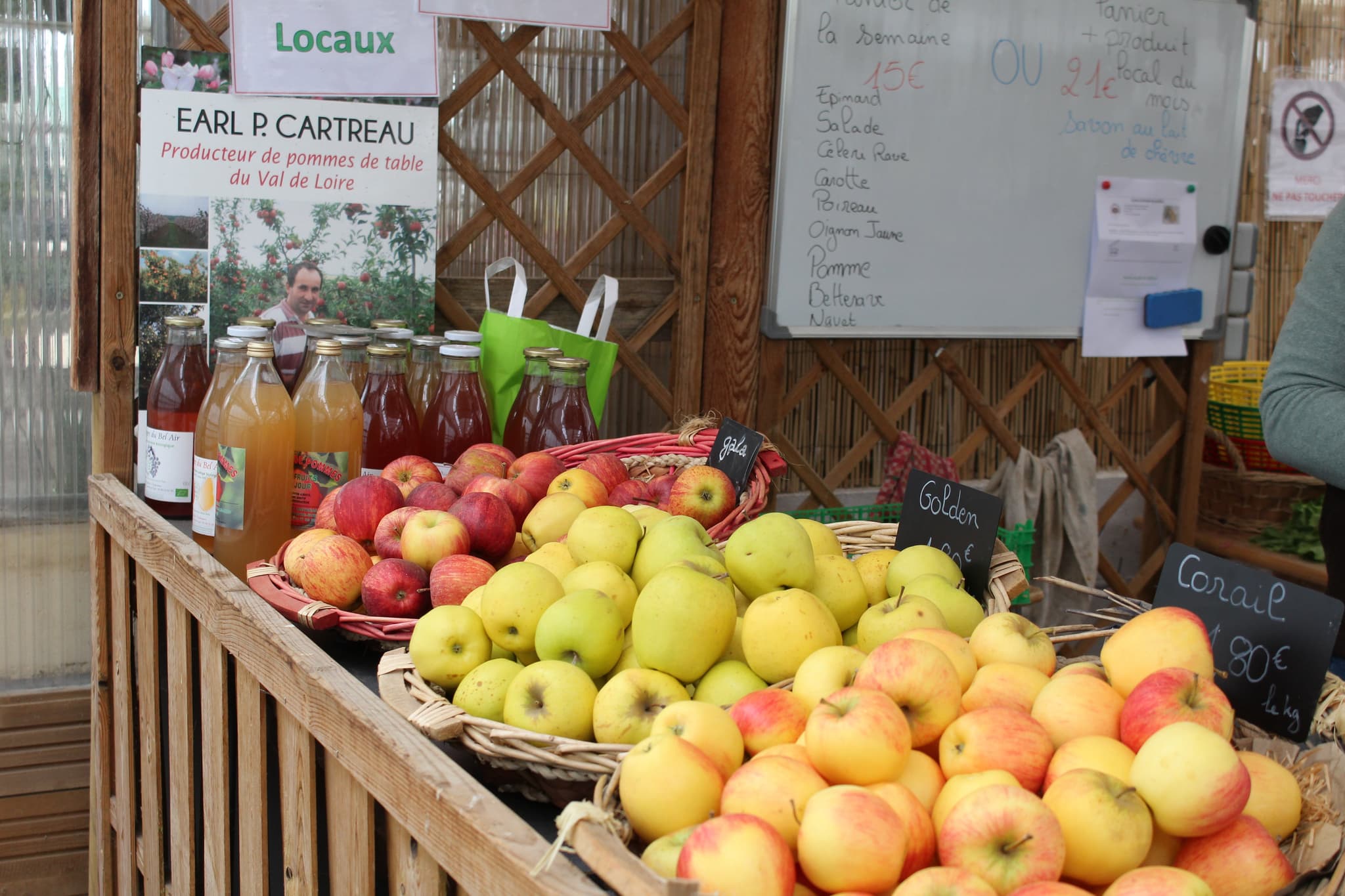 Pomme à la boutique