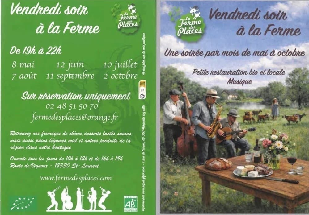 vendredi soir a la ferme