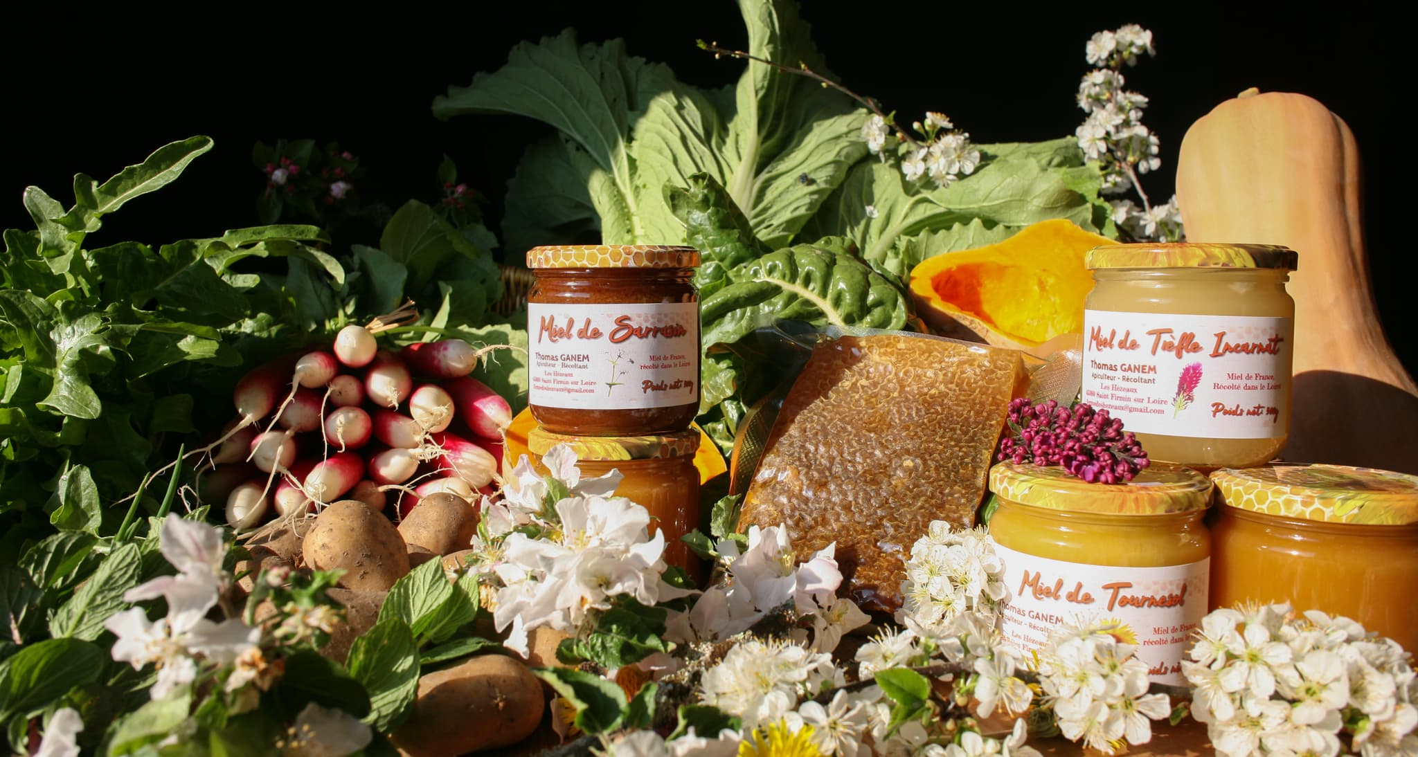 St FIRMIN SUR LOIRE - Du miel dans les salades- produits de la ferme
