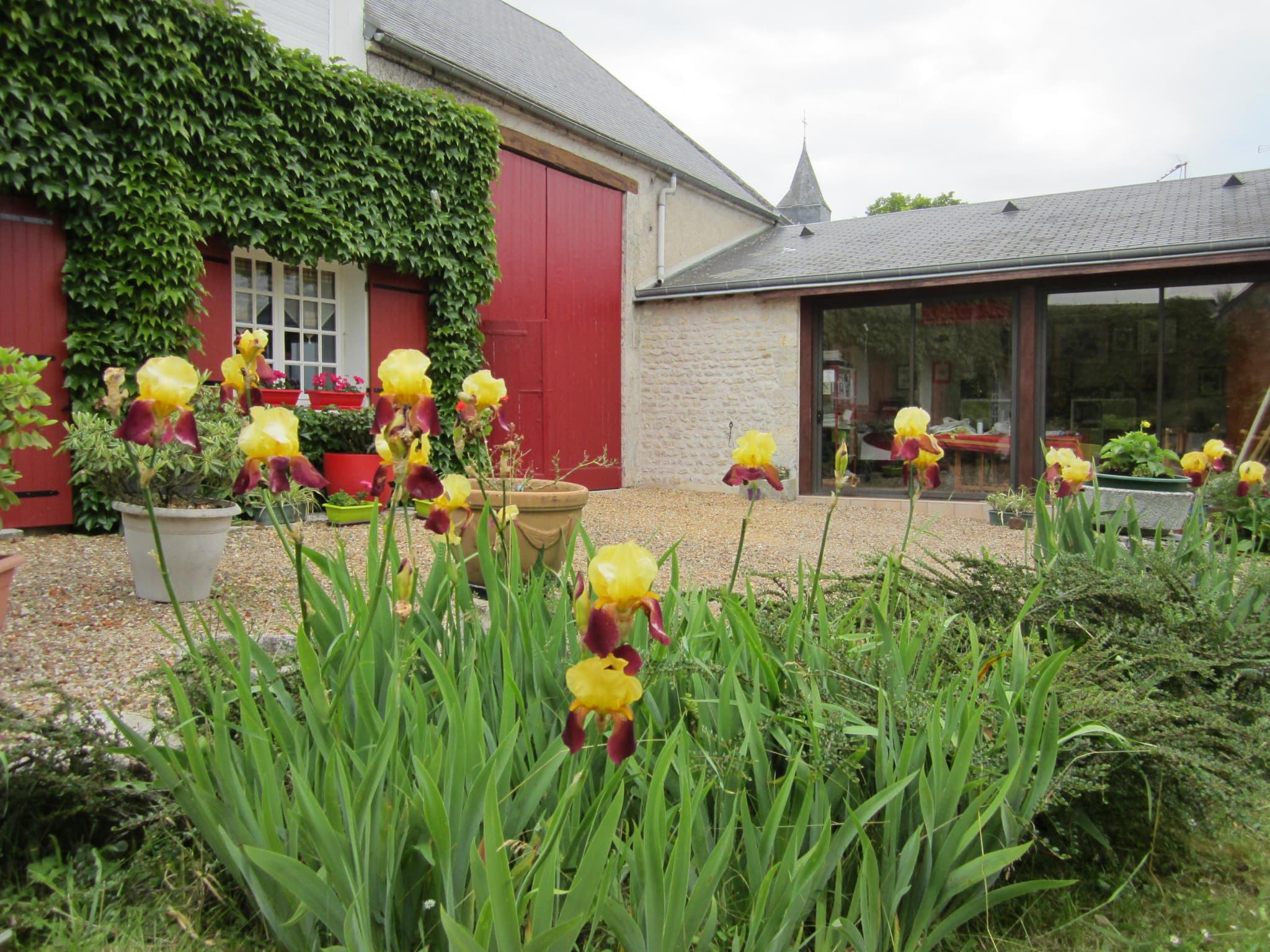 vue de l'atelier à villampuy