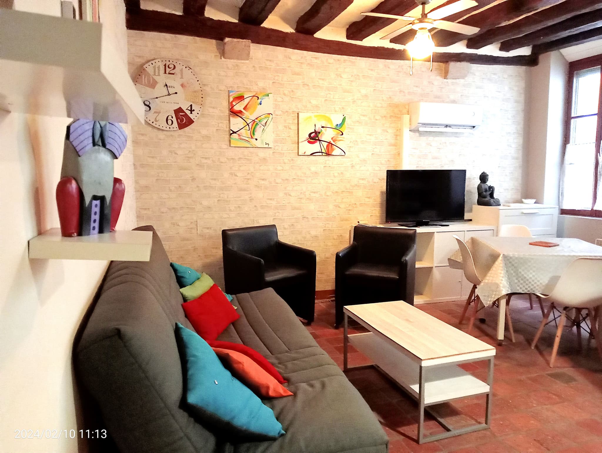 Chatillon sur Loire - Gite la cinviviale - salon