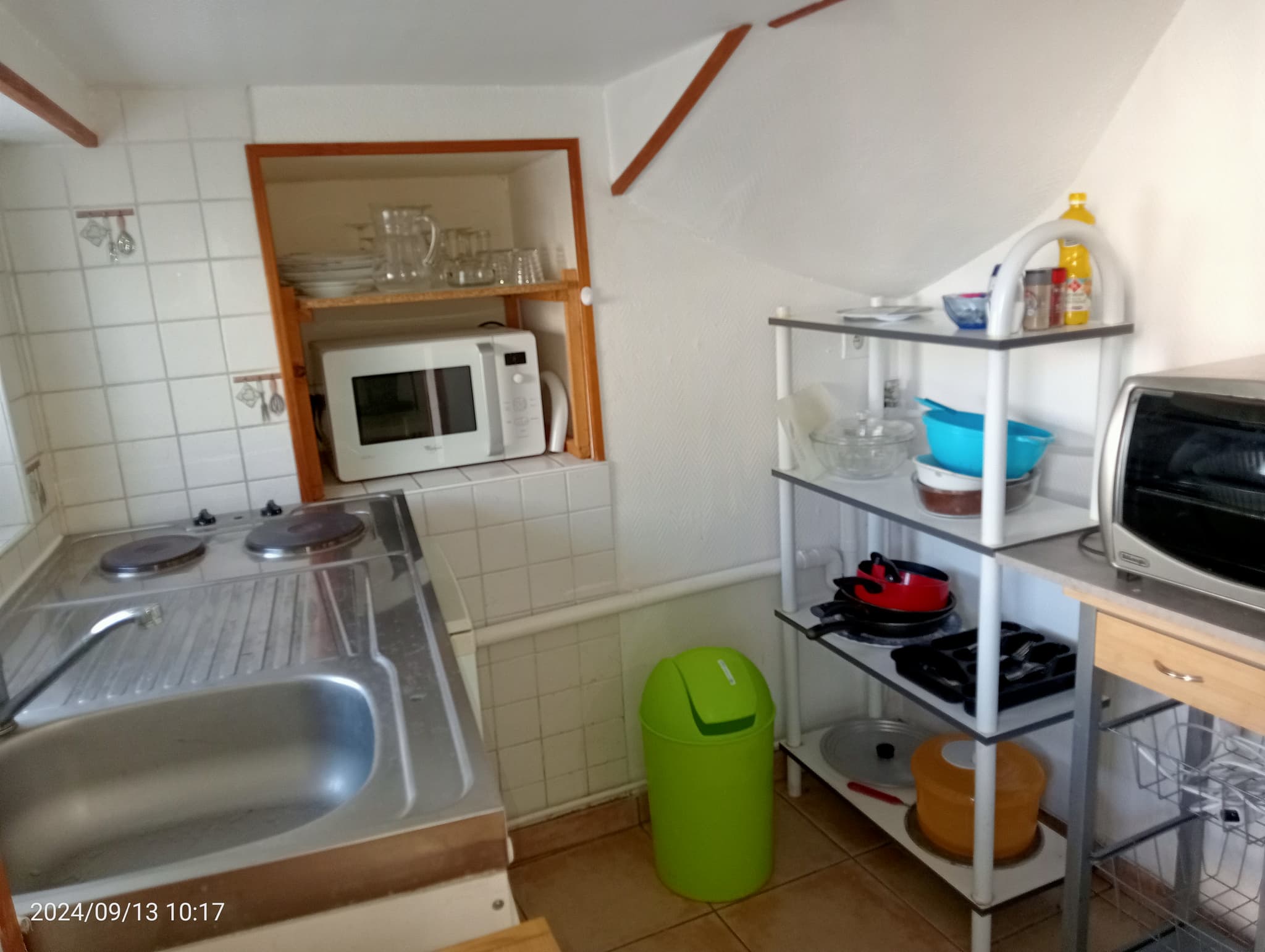 Chatillon sur Loire -Gite la rivière - coin cuisine