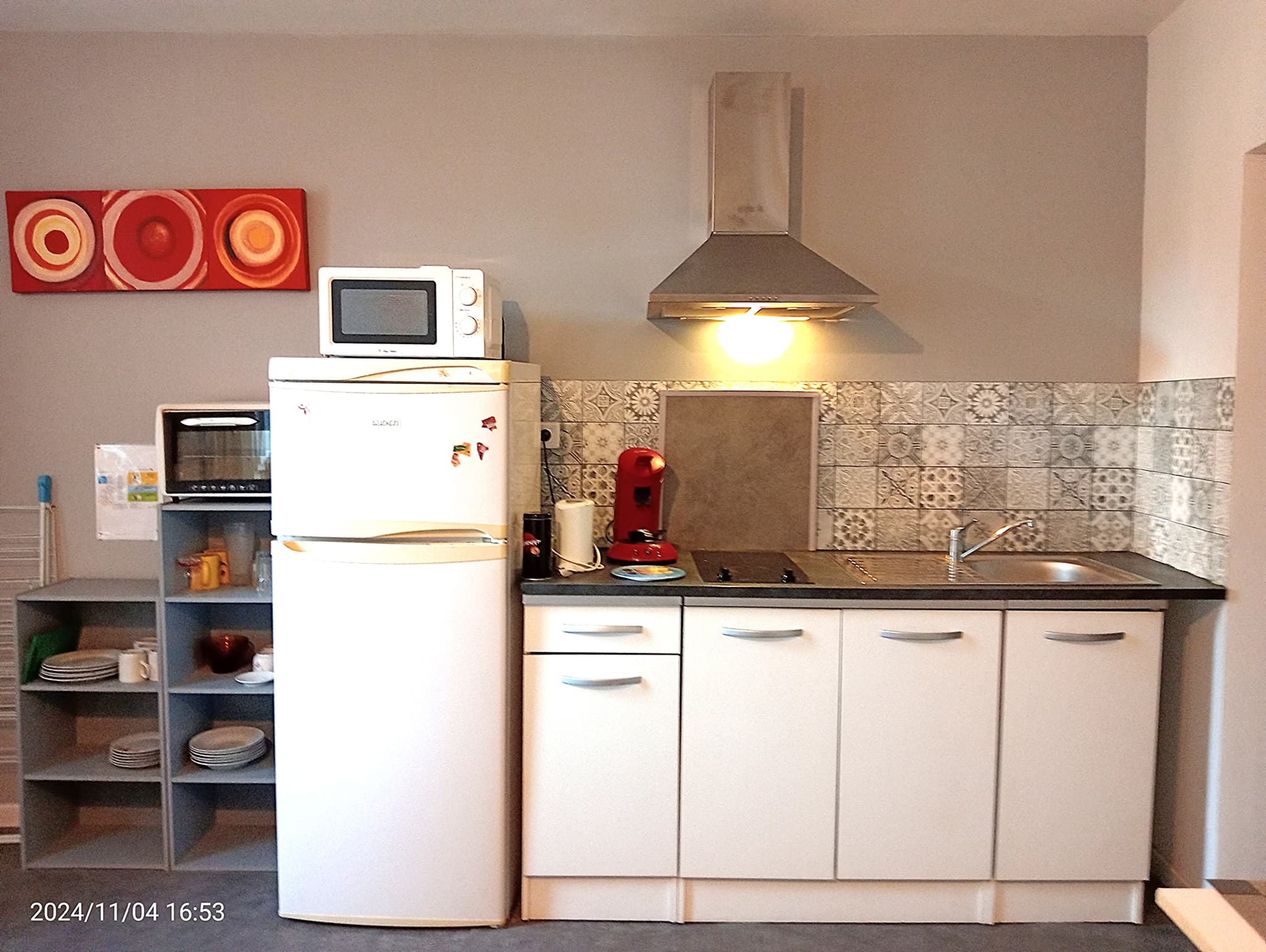 Chatillon sur Loire - gite le cocoon 4 - espace cuisine