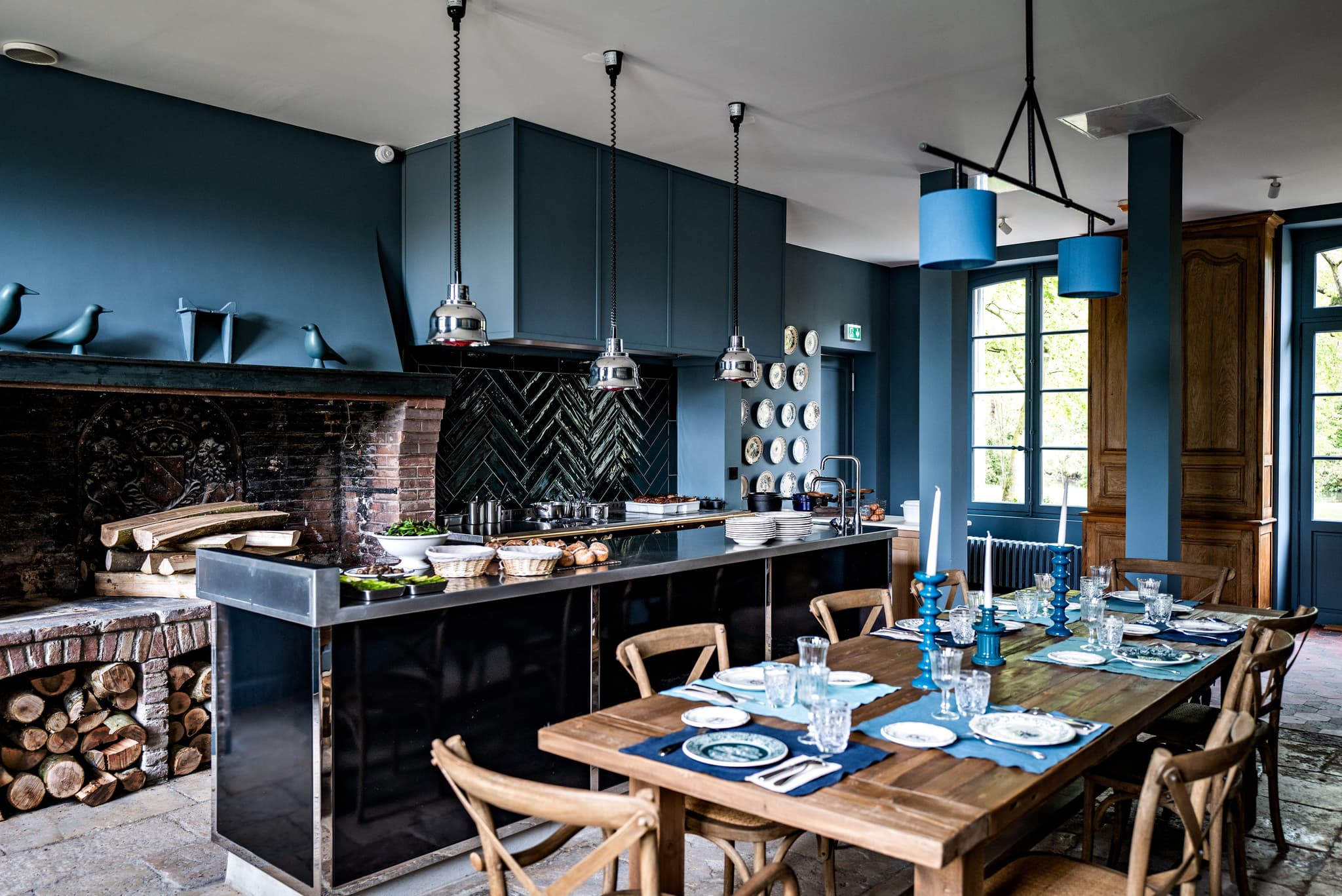 Cuisine du château Domaine de Primard