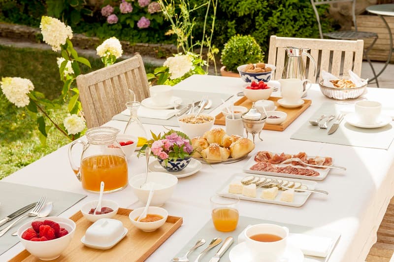 Petit déjeuner Maison Amboise La Dilecta