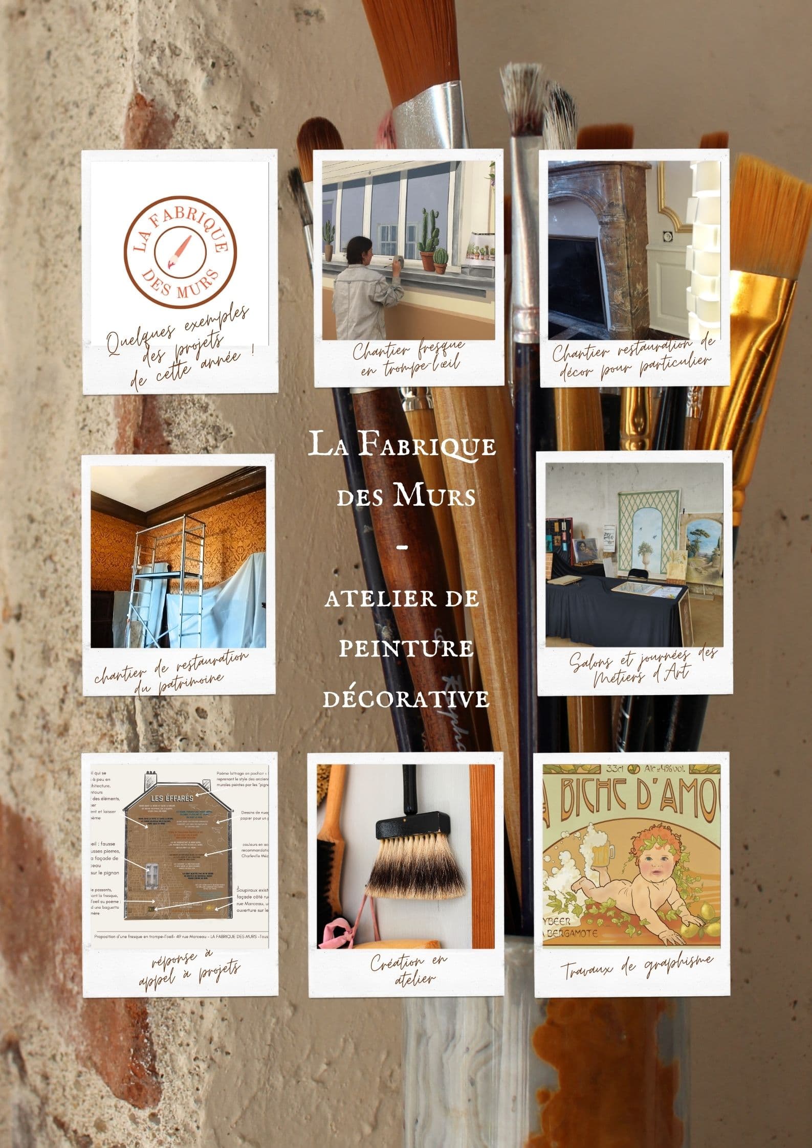 La Fabrique des Murs, atelier de peinture - 1