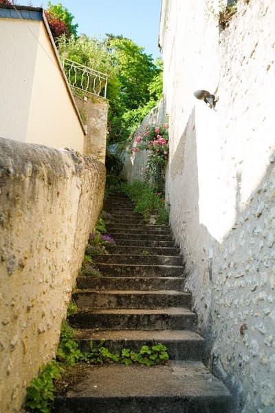 La Jolivière accès escalier