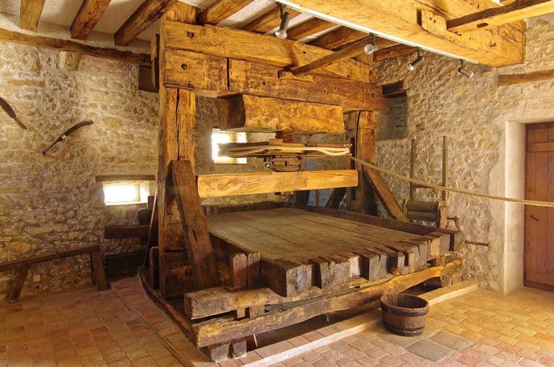 Le pressoir de la maison d'Irène
