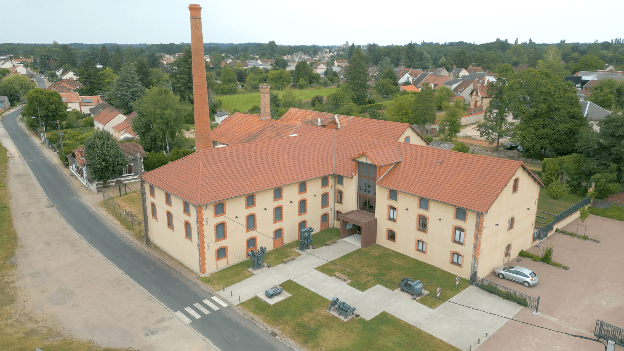 La Tuilerie vue du ciel