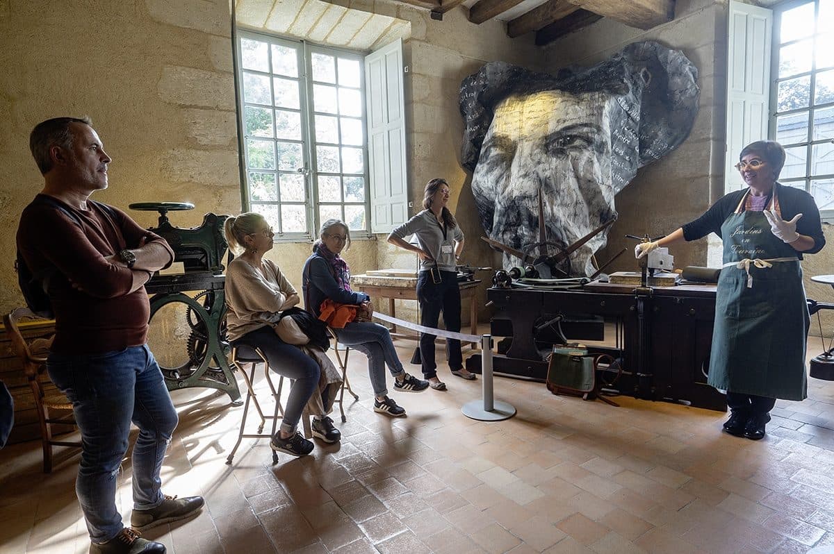 Musée Blzac_Démonstration imprimerie
