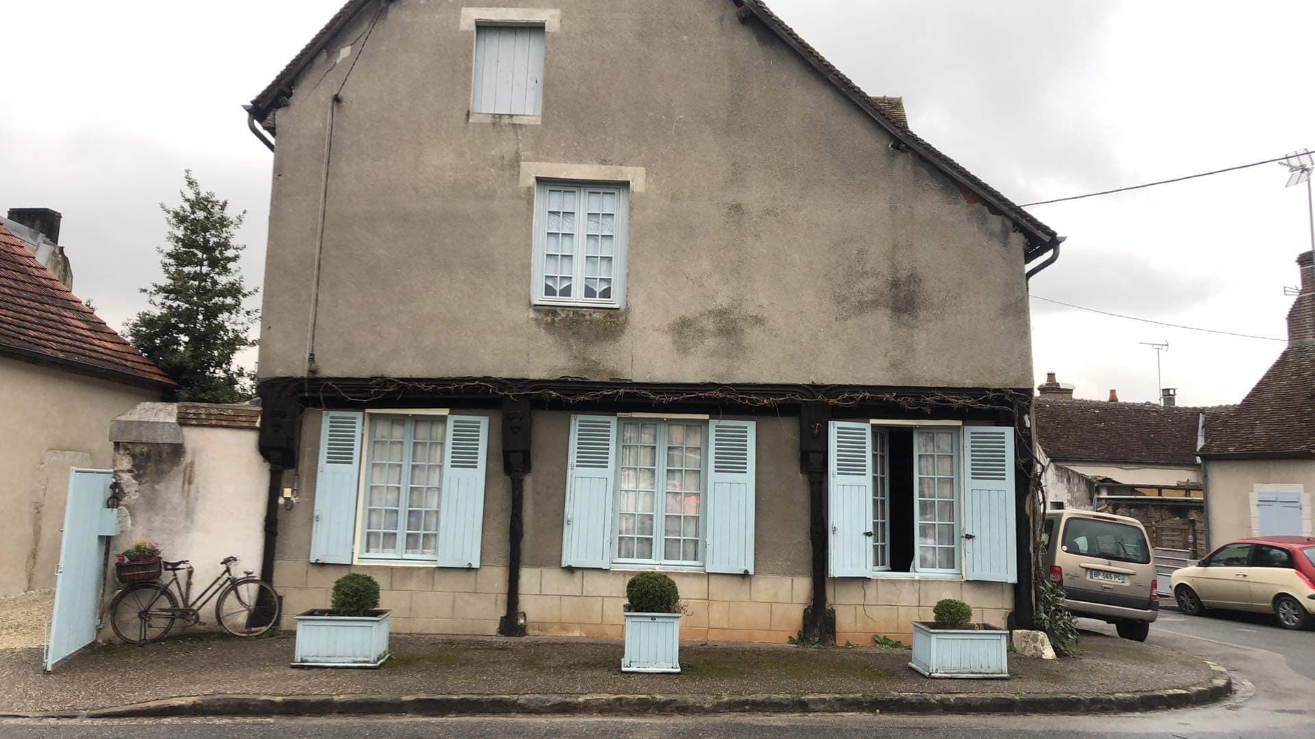 Maison à pan de bois