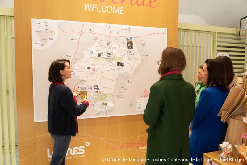 Office Tourisme Loches accueil carte