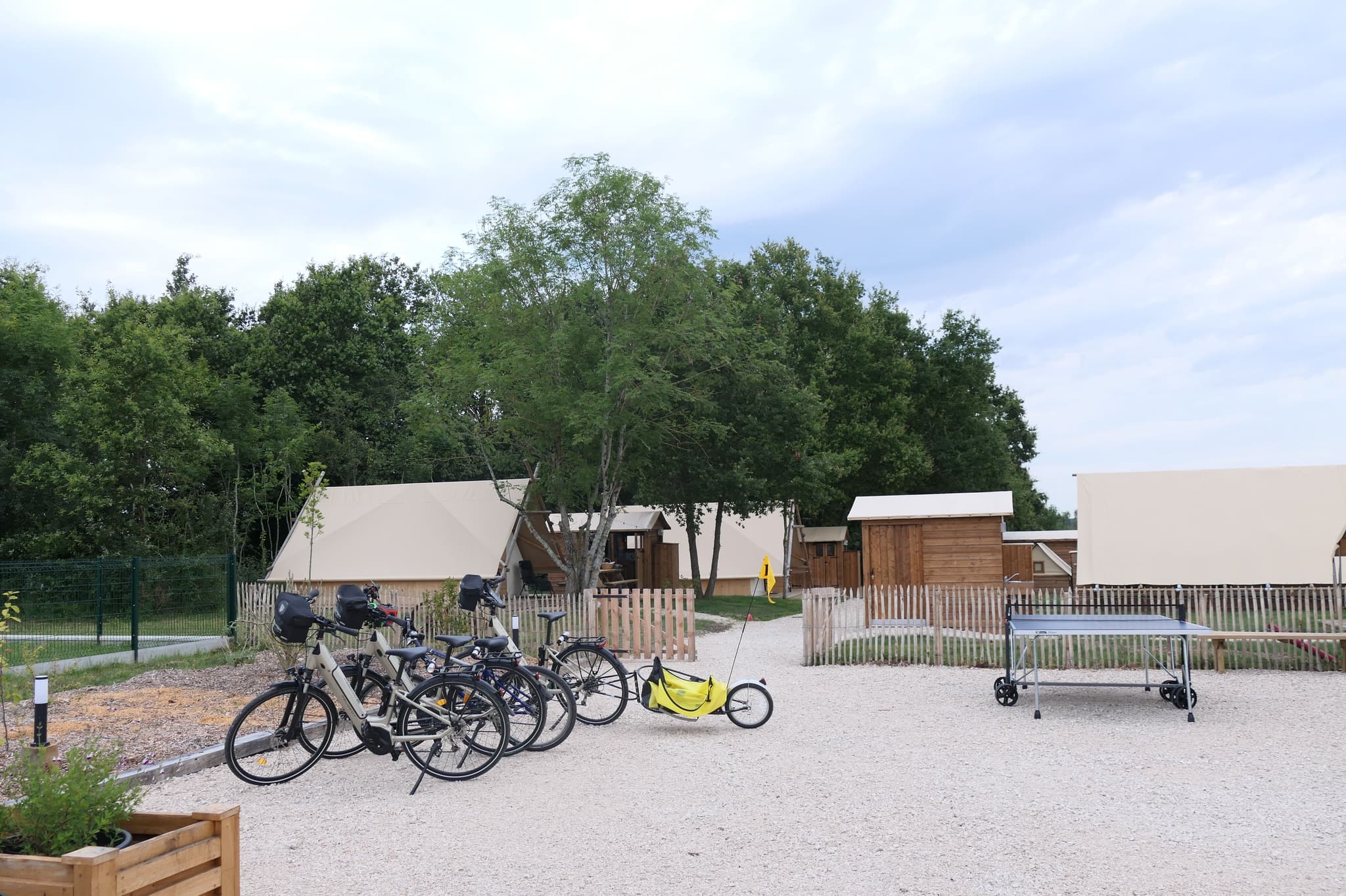 vu eparking, espace pour arriver en vélo
