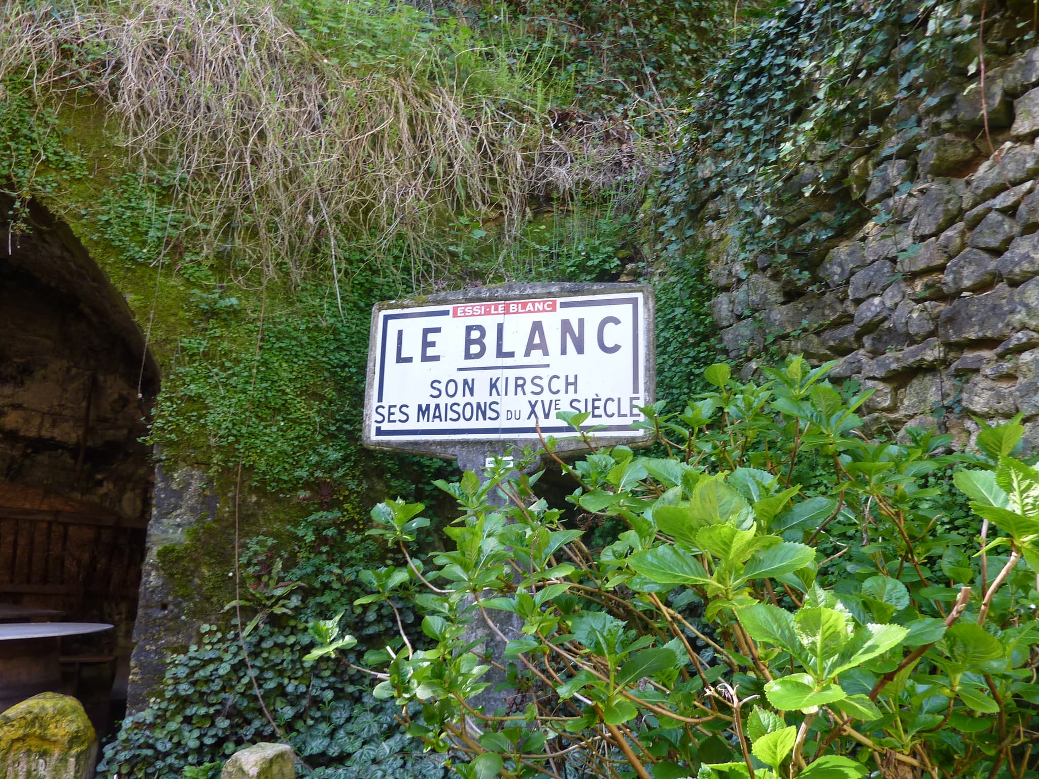Panneau Amis du Blanc
