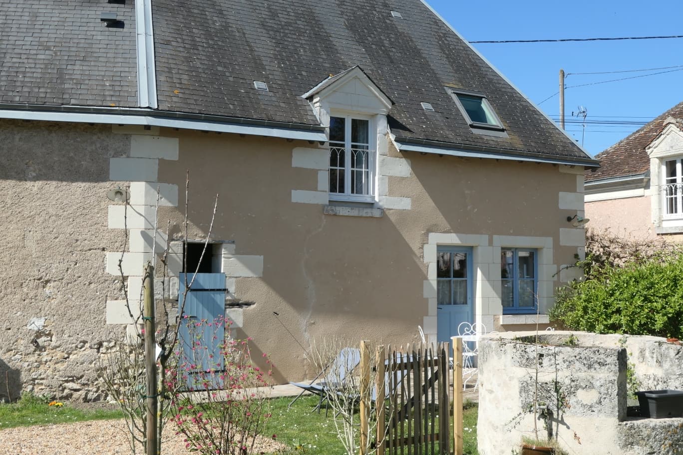 Vue sur le gîte
