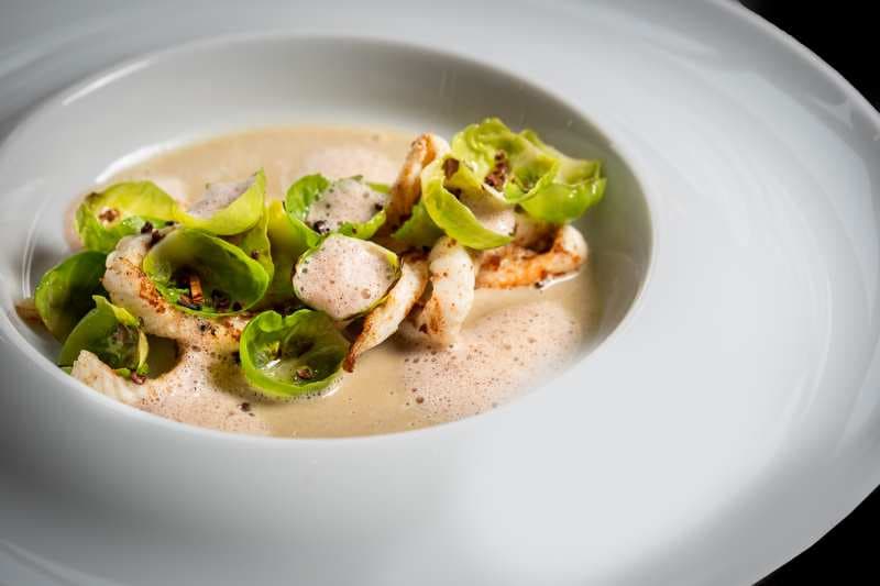 Plat restaurant Château de Pray