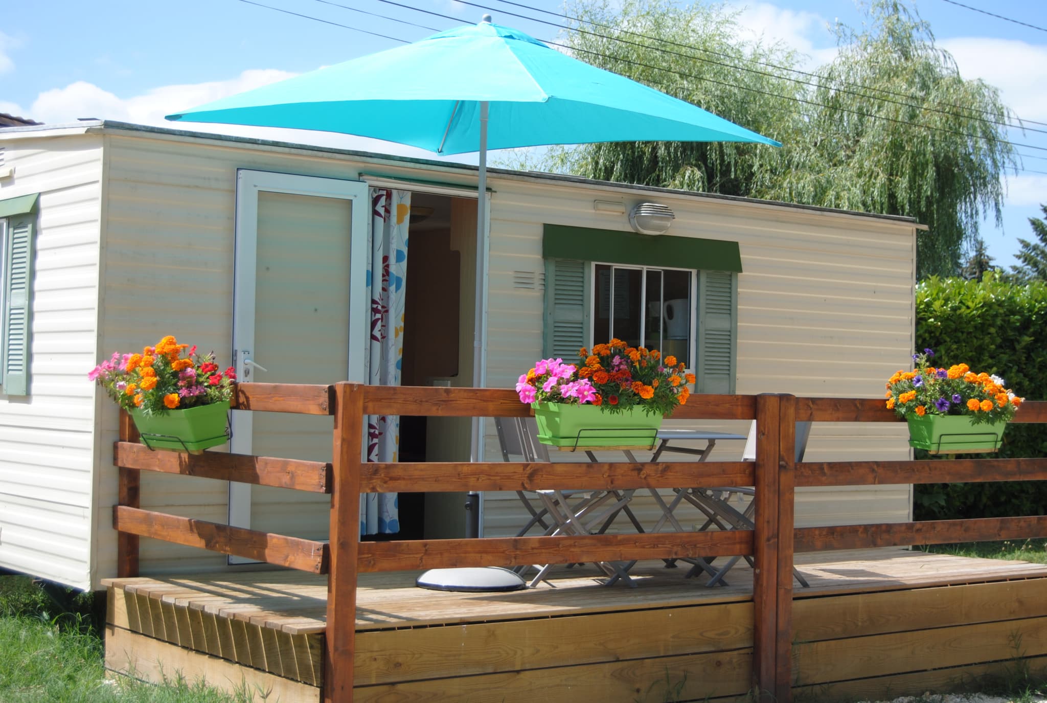 Ouzouer sur trézée-camping municipal de la Trézée-Mobil-home