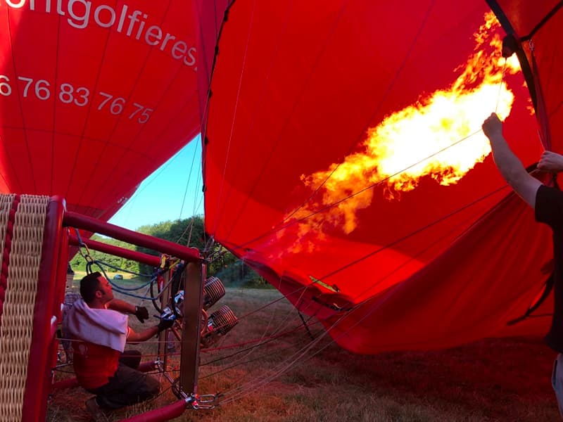 Pilote-Gonflage-Brûleur-Flamme