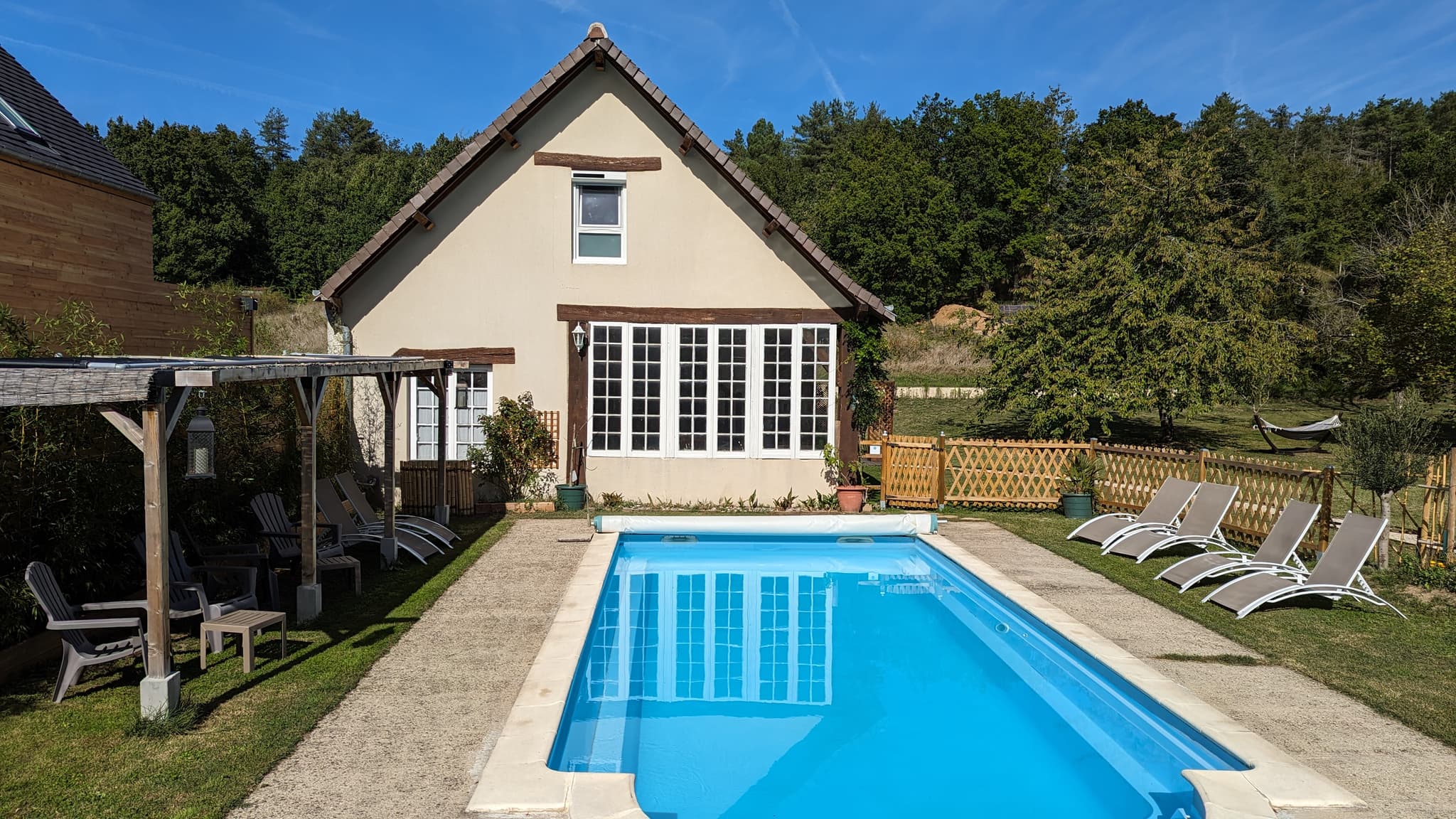 Vue piscine