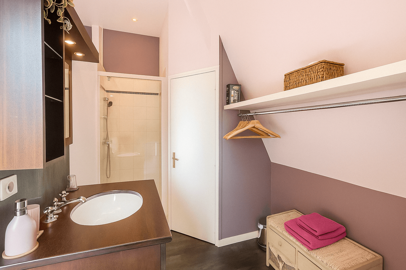 SDB chambre pastel