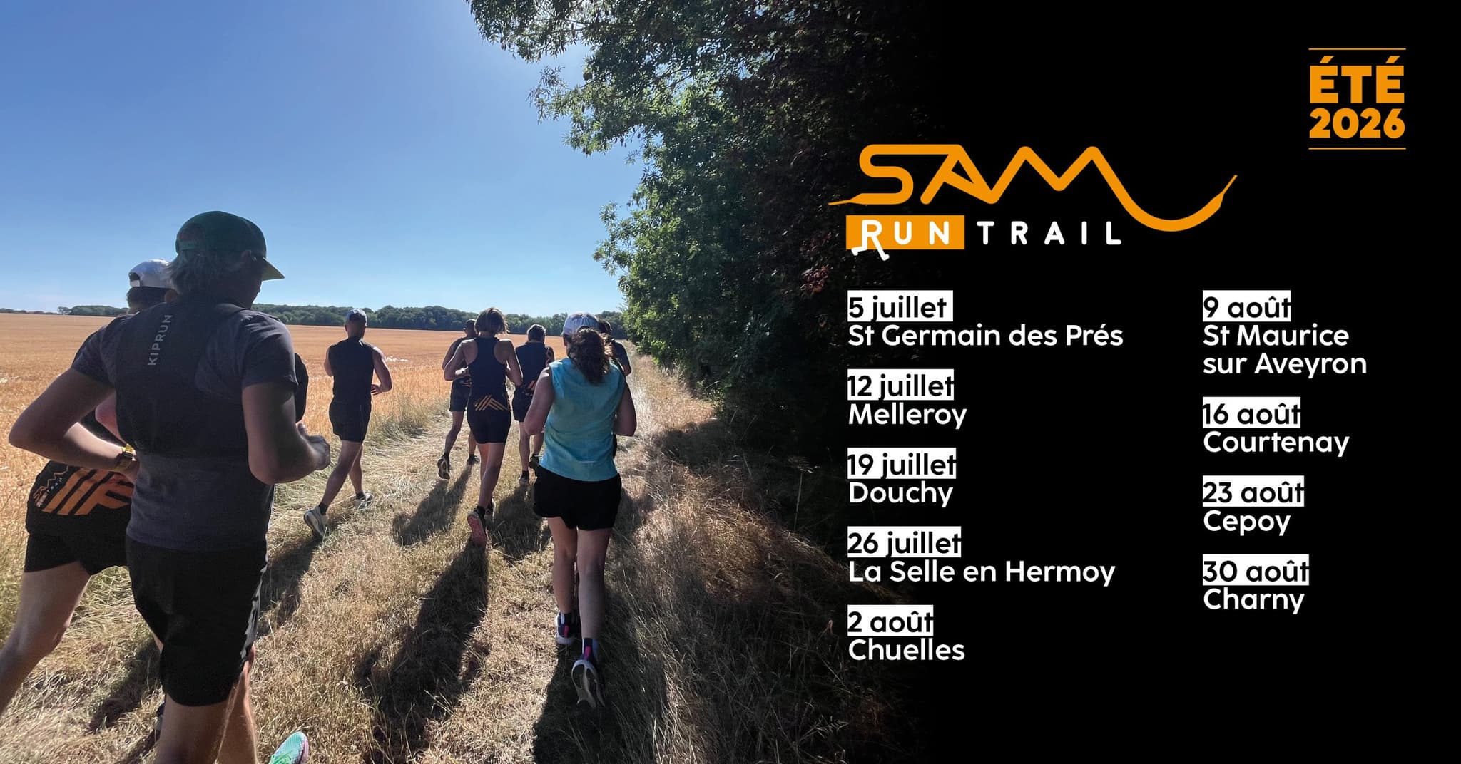 Sam run trail été 2026