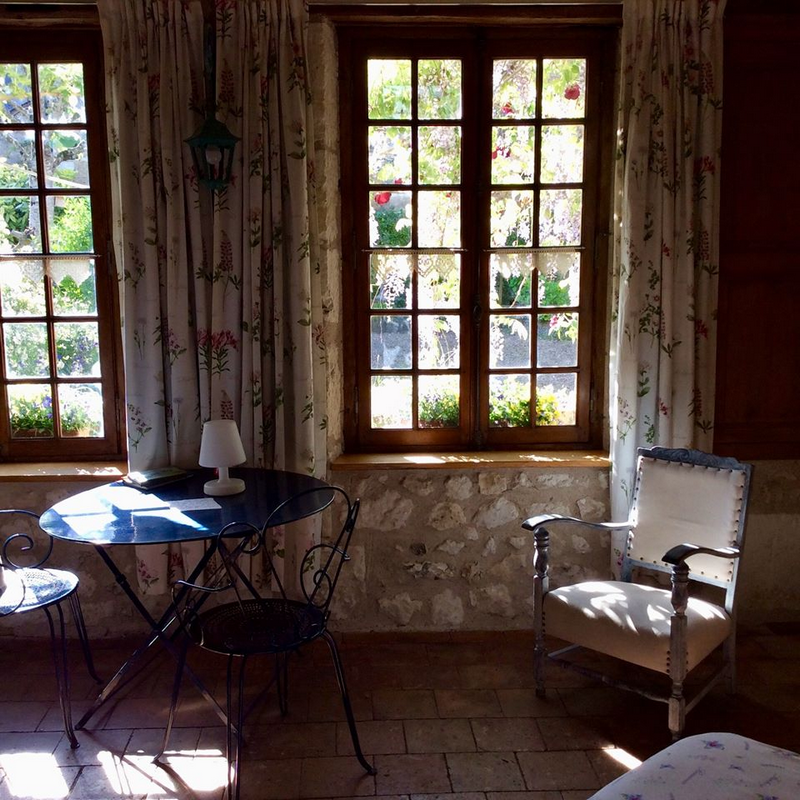 Chambres côté jardin à Villiers-sur-Loir