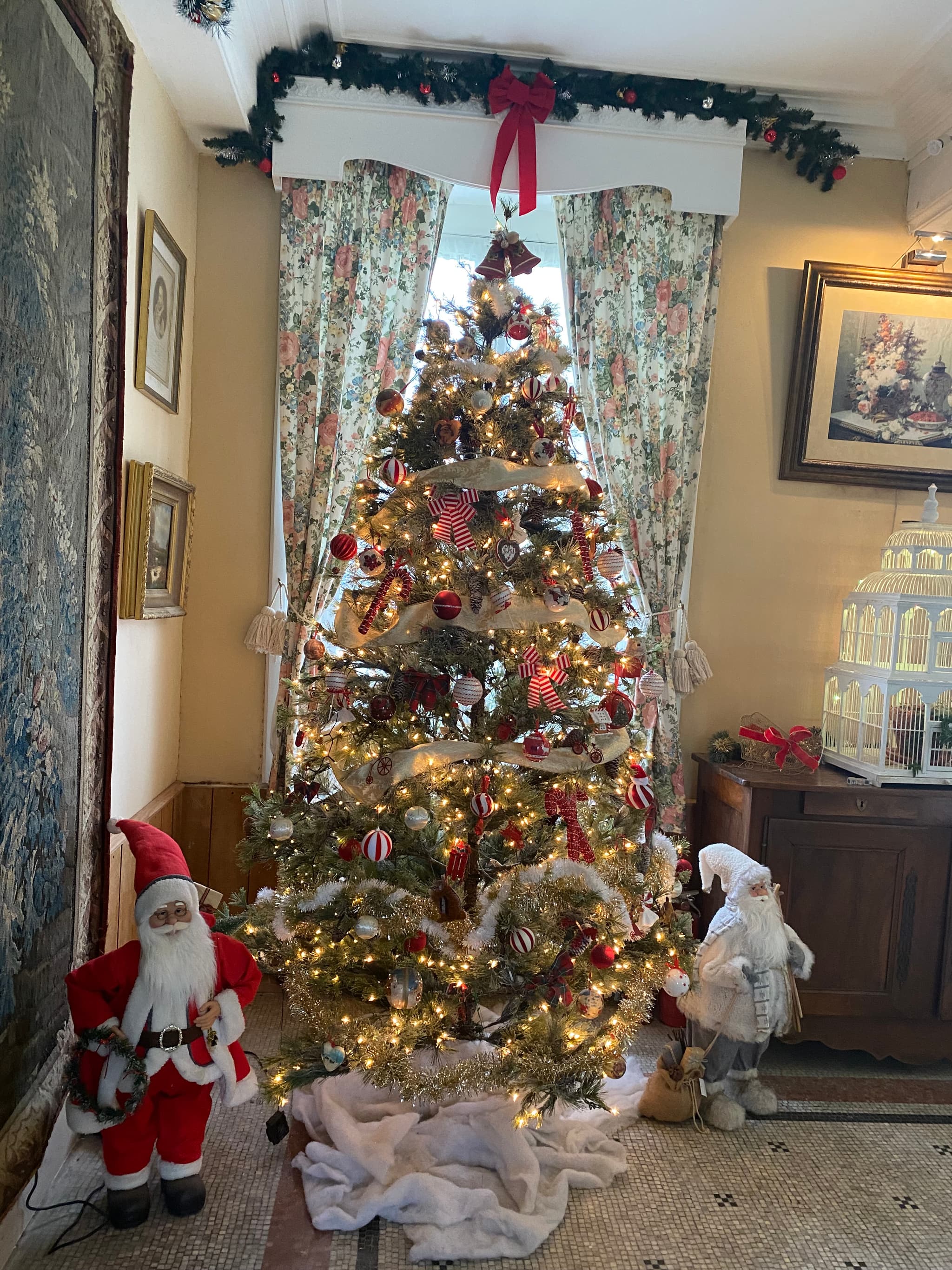 Sapin de Noel dans salon