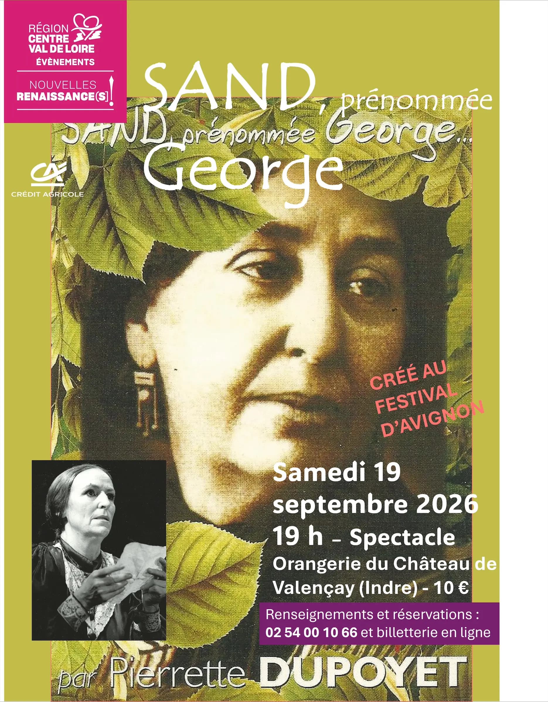 Spectacle Sand prenomee George