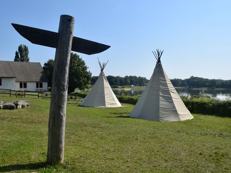 Campement de tipis