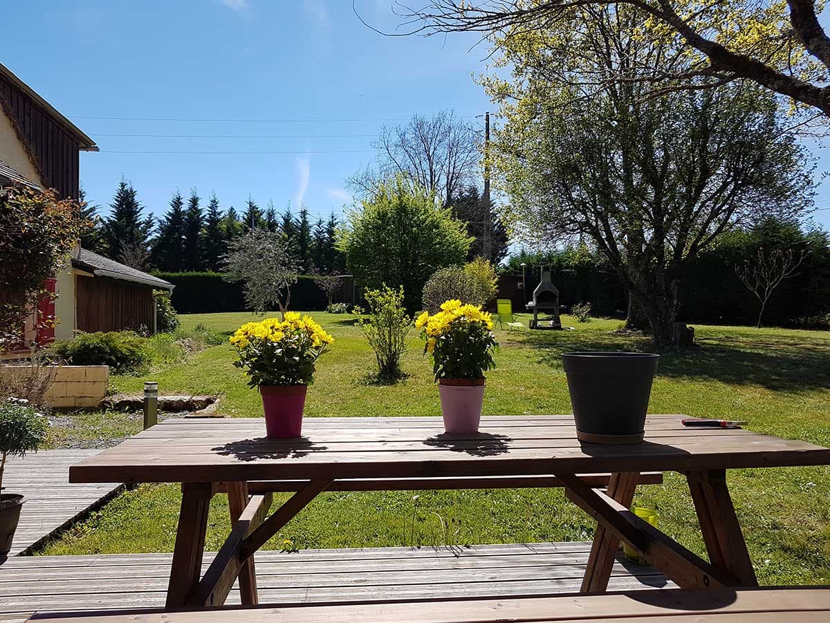 Table de jardin