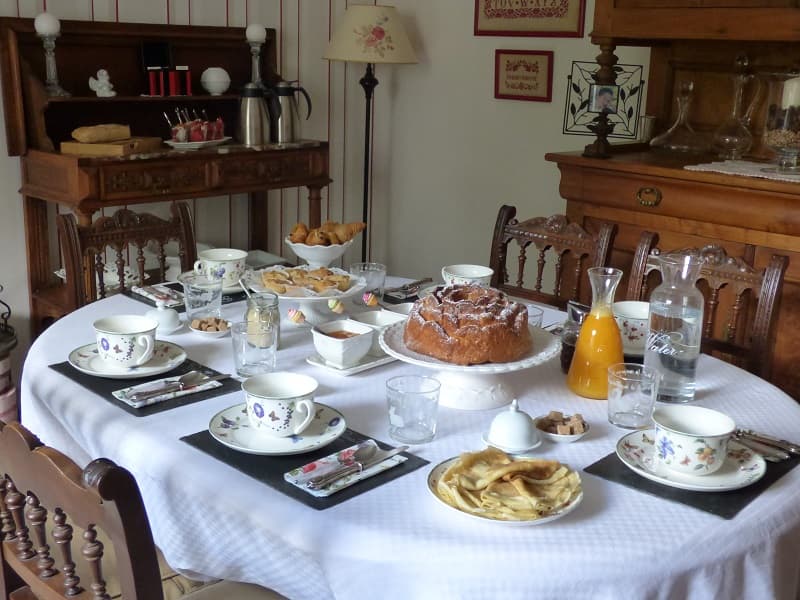 Table petit déjeuner