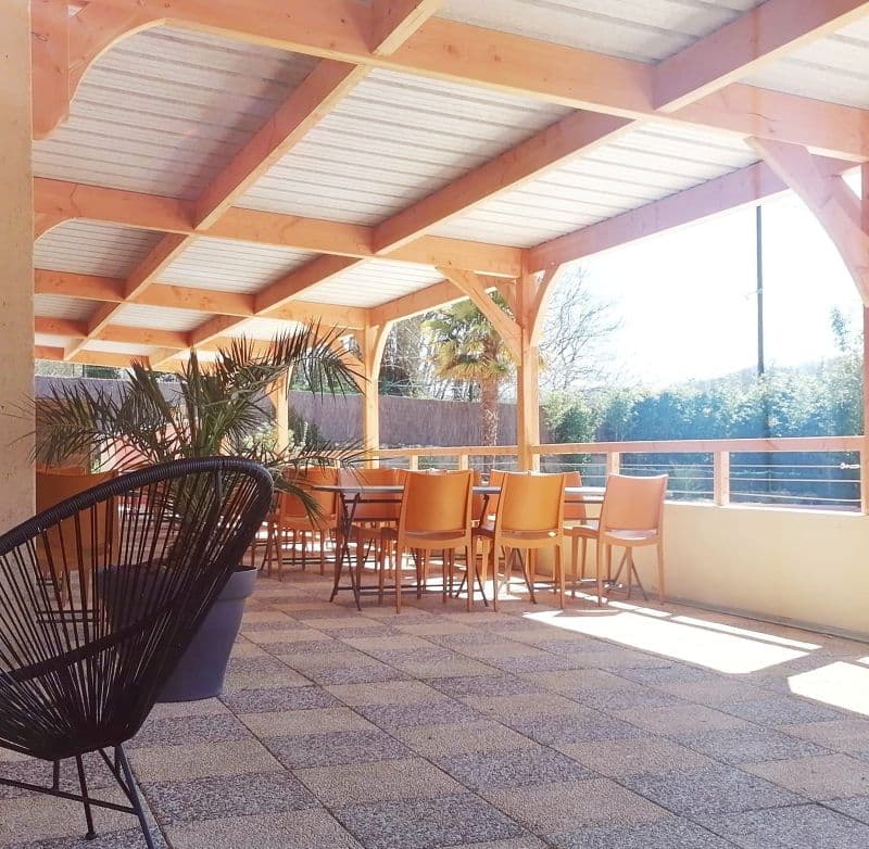Terrasse restaurant Oasis du Berry