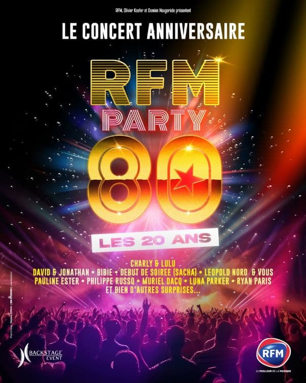 Visuel RFM PARTY 80'
