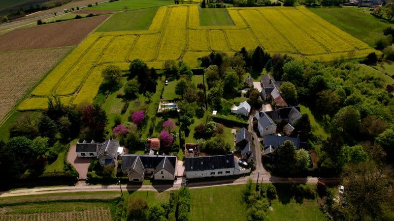 Vue du domaine Sancerre Gîte