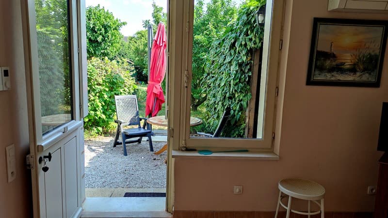 Vue sur le jardin
