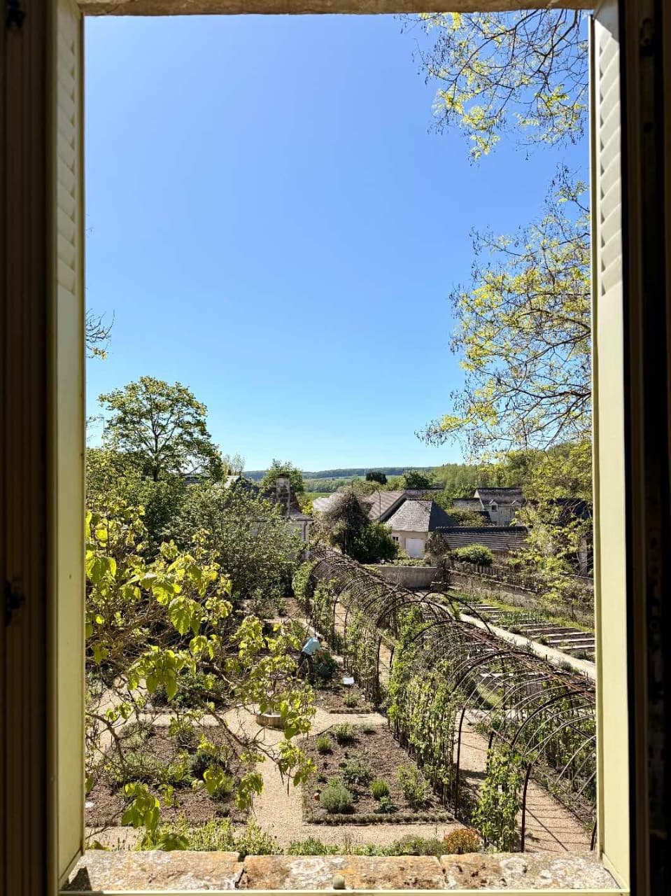 Vue unique sur la terrasse Le Presbytère - Maison Flore