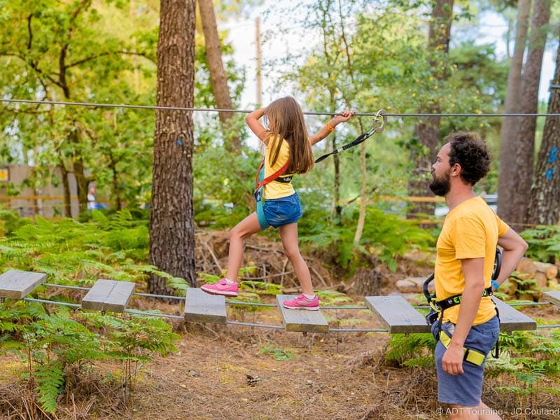 Le baud'rillé Parc Aventure - Parcours dans les arbres